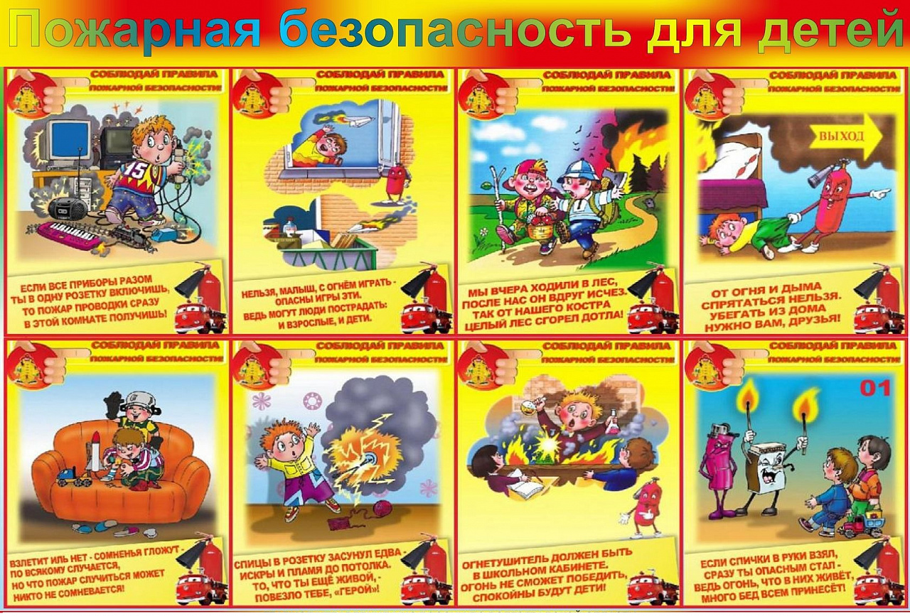 Инструктаж по пожарной безопасности для дошкольников